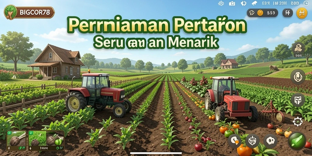 Tampilan gameplay <strong>BIGCOR78</strong> yang menarik dan penuh warna.