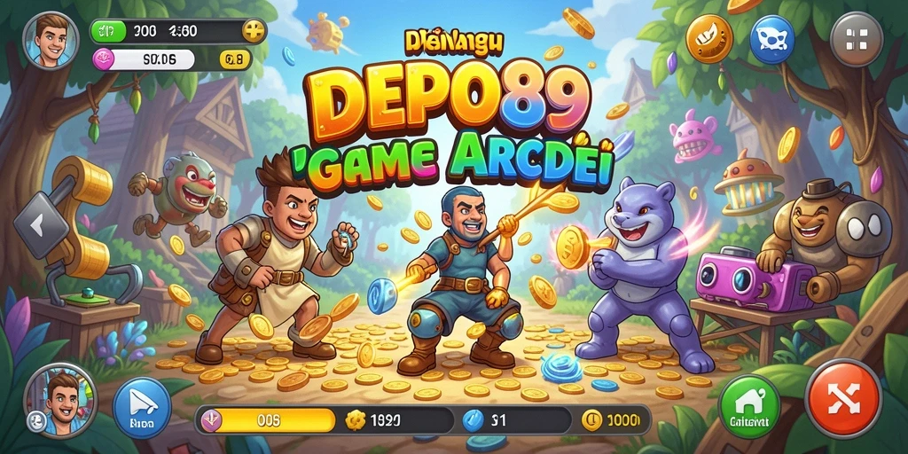 Screenshot gameplay DEPO89 yang menunjukkan aksi seru dalam game Arcade.