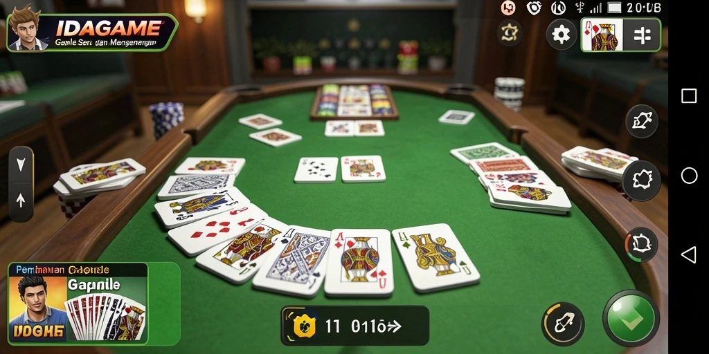 Tampilan gameplay IDAGAME yang menarik dan seru.