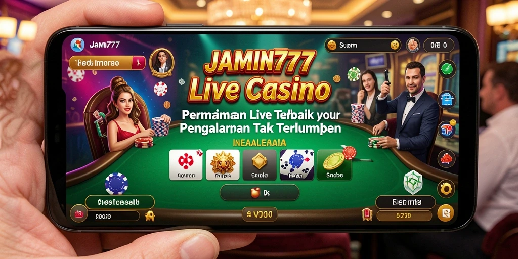 Tampilan gameplay JAMIN777 yang mendebarkan di Live Casino.