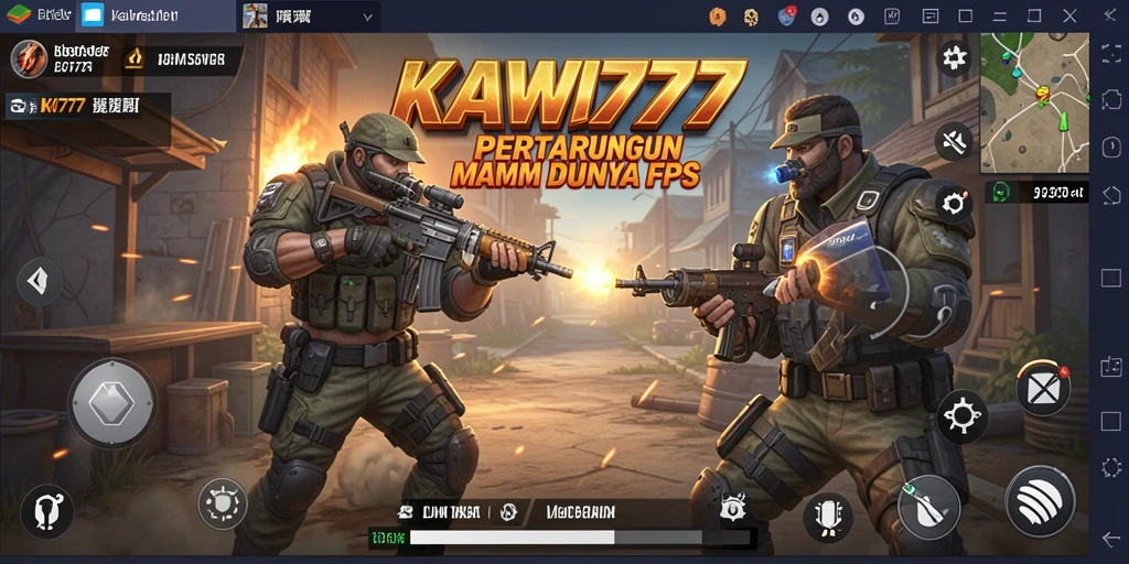 Screenshot menampilkan adegan gameplay seru di KAWI777.