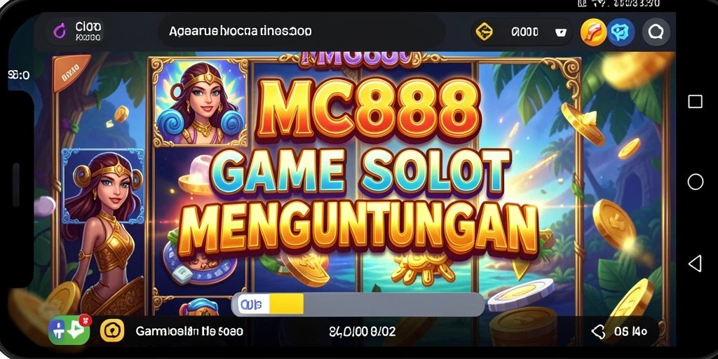 Tampilan gameplay Slot menarik dan mendebarkan di MC888.