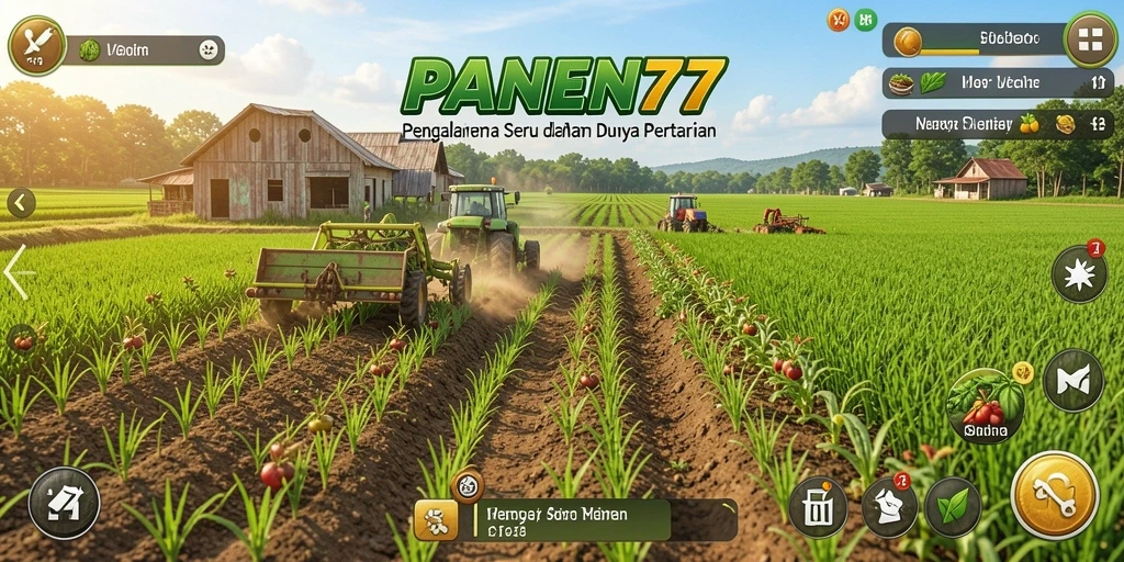Gameplay menarik PANEN77 dalam dunia pertanian yang interaktif.