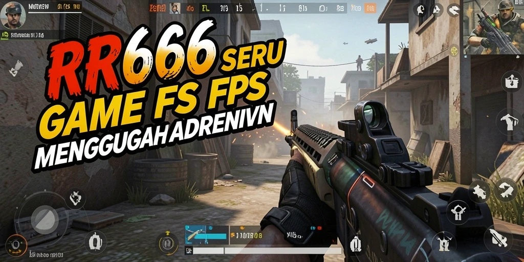 Screenshot gameplay menarik dari pertempuran seru RR666.