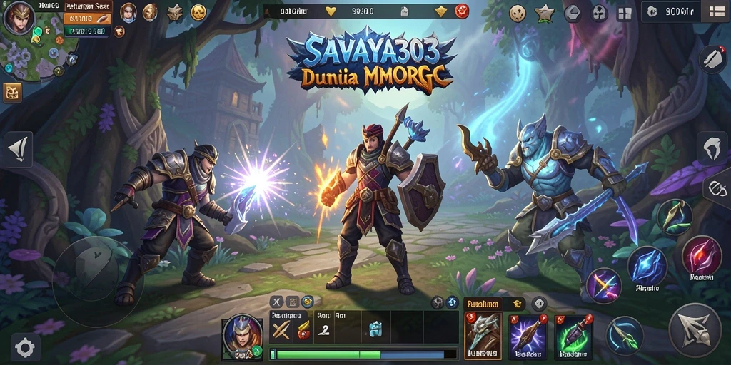 Tampilan gameplay menakjubkan dari SAVAYA303 dalam dunia MMORPG.