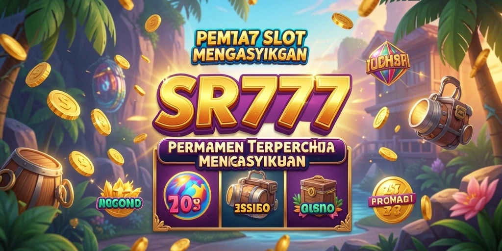 Tampilan gameplay Slot SR777 yang menarik dan penuh warna.