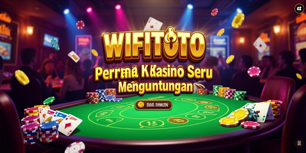 Screenshot WIFITOTO menampilkan momen seru dalam permainan Kasino.